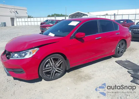 2016 Honda Accord Sport из США, поврежденный, VIN 1HGCR2F5XGA096548